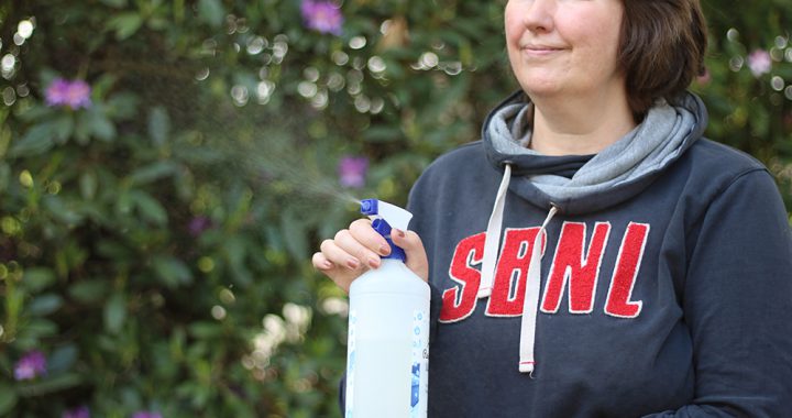 Hooispray bij hoesten paard