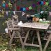 Hanen in de tuin